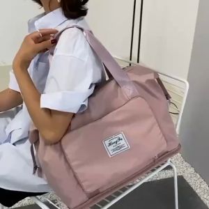 TAS TRAVEL WANITA PRIA MULTIFUNGSI FASHION KOREA IMPORT 1993 ANTI AIR NILON PARASUT