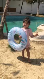 2026NEW Kuromi Salbabida Floater For Kids Salbabida For Adult Kids Inflatable Swimming Ring 90CM