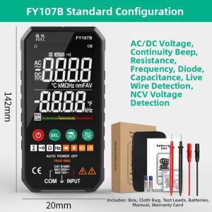 FUYI | Ultra-thin Digital Auto-ranging Multimeter