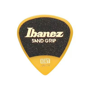 ปิ๊กกีตาร์ IBANEZ Grip Wizard Sand Grip PA16HSG | 1.0mm | Polyacetal | Short Teardrop | แท้ญี่ปุ่น | เหลือง