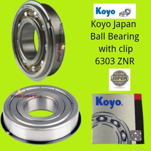 Koyo 6303 ZNR With Clip Panther TXR150 Deep Groove Ball Bearing | Lazada