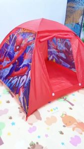 Tenda warna biru dan merah Tenda karakter spiderman doraemon Tenda Camping Lipat