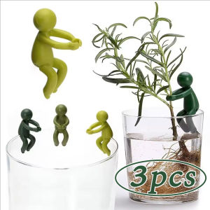 YESPERY 1/3ชิ้นขาตั้งสำหรับต้นพืชคนน้อยน่ารักสามารถงอได้ใช้ซ้ำได้รองรับต้นพืชไฮโดรโปนิกสำหรับการแตกหน่อและการปักชำ