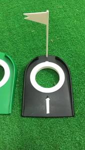 EELHOE | New Indoor Golf Putting Trainer With Hole Flag Putter Green Practice Aid Home Yard Outdoor Training Aid Adjustable HoleAcc