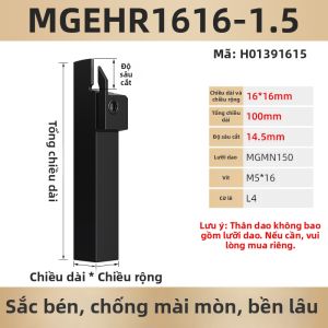 HUHAO | Thanh dao tiện rãnh mặt CNC