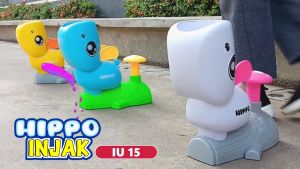 Mainan Anak Hippo Injak Baling Baling Terbang IU 15 flight launcher hippo mainan anak luar ruangan