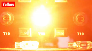 T10 W5W Lens LED Flash Light Strobe Bulb 194 WY5W Flashing Interior Motorcycle Turn Signal Light/Reading Signal Light 12V Car Tail Light