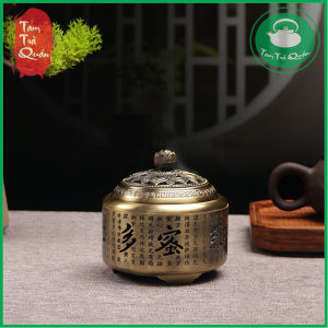 Lư đồng đốt hương trấm khắc tâm kinh