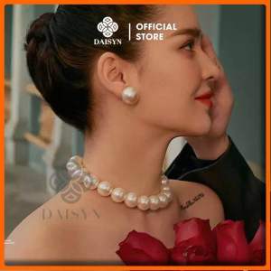 [ DAISYN ] N631 choker dây chuyền áo dài  dây chuyền áo tấc vòng cổ cưới 1 sợi ngọc trai nhân tạo 16mm