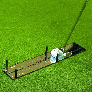Swing Perfect | Rain Resistant Golf Putting Practice Aid Path and Sweet Spot Training