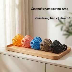 Mặt Nạ Mõm Chó Chống Sủa Chống Cắn Dành Cho Chó Nhỏ Trung Bình Lớn Dụng Cụ Che Miệng Thú Cưng Tiện Dụng Với Khóa Cài Nhanh Bằng Nhựa