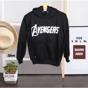 JAKET ANAK HOODIE SABLON AVENGERS KEKINIAN SWEATER TERBARU BAHAN FLEECE PREMIUM USIA 2TAHUN SAMPAI 12TAHUN LAKI LAKI PEREMPUAN SIZE S SAMPAI XL