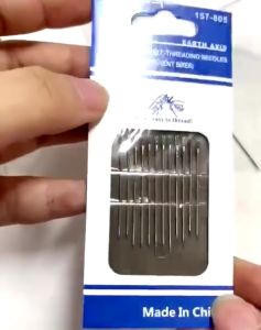 FH-C1251 Jarum Jahit Tangan Praktis Isi 12PCS Set Alat Jahit Portable / Jarum Sulam / Jarum Benang