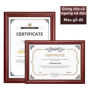 GOLDLONSEN | Khung Hiển Thị Tài Liệu Gỗ A4