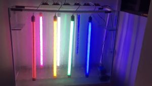 💡IP65 Waterproof RGB Led Tube Lamp 60/90CM 18W T8 RGB Color Linear Lighting Led Tube Light for Fish Tank