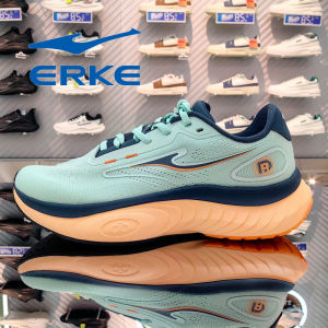 รองเท้าวิ่งชาย Erke คอลเลกชั่นใหม่ รองเท้าวิ่งกันลื่น รองเท้ากีฬา รองเท้าวิ่งในสวน รองเท้าวิ่งแบบมีความนุ่มและเสถียรภาพ