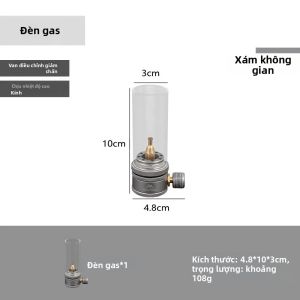 Mountainhiker | Đèn Gas Cắm Trại Ngoài Trời MOUNTAINHIKER Nhẹ Di Động Tiết Kiệm Năng Lượng Bền Bằng Kim Loại Dành Cho Du Lịch Có Thiết Bị Đánh Lửa