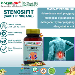Stenosif 50 Kapsul: Solusi Alami Untuk Syaraf Kejepit & Sakit Pinggang Belakang