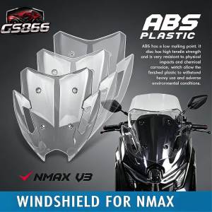 MAX V3 Turbo Windshield Visor Durable Premium ABS Visor