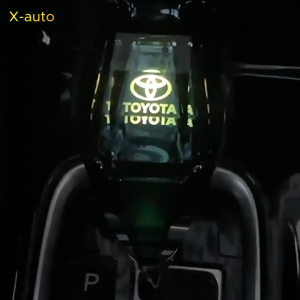 ปุ่มเปลี่ยนเกียร์คริสตัลพร้อมไฟ LED สําหรับ Toyota Honda Nissan Proton เป็นต้น - ปุ่มเปลี่ยนเกียร์แบบแท่ง คันเกียร์สําหรับเกียร์ธรรมดาและเกียร์อัตโนมัติ อัพเกรดภายในสุดหรู