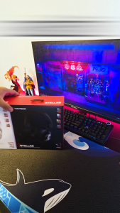 FANTECH หูฟังเกมมิ่ง หูฟังเกมมิ่งครอบหู Gaming Headset คุณภาพเสียงสูง พร้อมไมโครโฟนในตัว รุ่น WHG05