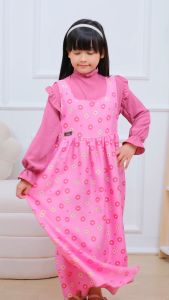 Salma Overall Anak Perempuan Ala Korea Dress Fashion