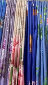 New Frosted Fabric Printing Craft Curtain Window Kurtain 130*200cm 6 Rings Per Panel