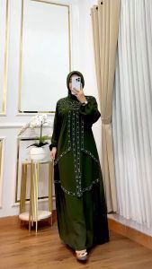 ZIFA FASHION // COD // ZEPIRA DRESS VOL 2 CRUTY PAYET TABUR MEWAH // GAMIS POLOS MODIS KEKINIAN // DRESS LEBARAN 2025 TRENDY // *AR