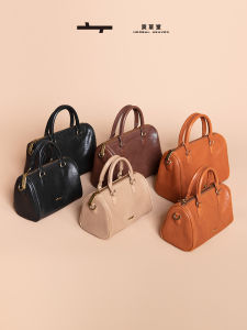 Herbal Heaven Boston Bag Womens Black Label Crystal Tannery Single Shoulder Crossbody Pillow Handbag Luxury Shadow