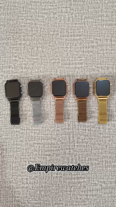 Empirewatches Jam Tangan LED Watch JSS4043 Magnet Pasir Digital Pria Wanita Cowok Cewek  Strap Rantai Pasir Stainless