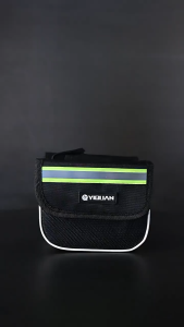 Bicycle Frame Front Bag Pouch With Reflective Strip