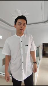 Baju Koko Pria Bahan Katun Tebal Body Slim Fit Terlaris