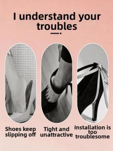 MICUI | Anti-slip Adjustable Transparent Elastic High-quality Shoelaces for Women