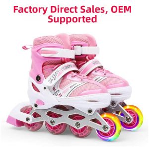 Flash LED Four-Wheel Roller Skates Kids & Adults