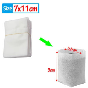 100pcs Non-Woven Plant Nursery Bags Pots Flowers Fruit Tree Seedling Biodegradable Fabric Pouch for Vegetable Seed Cultivation
