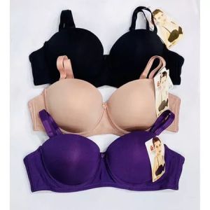 Bra 2023 Bra liying Bra kawat cup B Bra push up kancing 2 ukuran 34.36.38.40