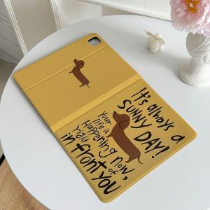 🚀จัดส่งทันที🚀เคสไอแพด ดัชชุนด์ Gen10 Pro11 2024 Air6 11 Air5/4 10.9 Pro12.9 22/21/20 Gen11 Air7 11น่ารัก เคสipad Gen6/5 9.7 Air3 mini6/7 8.3