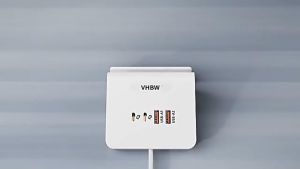 Trạm sạc nhanh để bàn cho điện thoại máy tính công suất 45W chuẩn PD20W với 4 cổng sạc điện áp đầu vào 220V