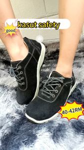 Safety Boots Men Safety Shoes Steel Toe Shoes Working Shoes Safety Boots Medium Cut Kasut Keselamatan Lelaki