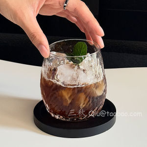 แก้วน้ำดื่มแก้วน้ำกรดไตรอะซิเตทสไตล์ญี่ปุ่น Sanq แก้วกาแฟสไตล์อเมริกัน แก้วน้ำผลไม้ แก้วน้ำแข็งลายหิมะไข่ไก่ แก้วน้ำทั่วไป