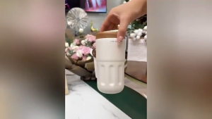 CucuLemon Gelas kopi Tumbler Termos kopi Stainless Steel Penghantang dan Pemendingin Suhu 450ML Murah