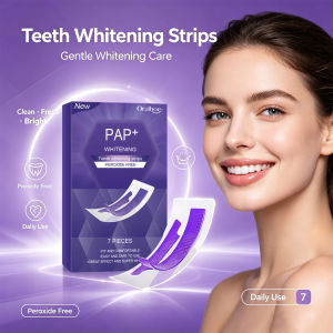 oralhoe | Teeth Whitening Strips Eliminate Yellow Coffee Tea Wine Tooth Bleaching StripsFresh Breath Peroxide Free Teeth Brightening Tool