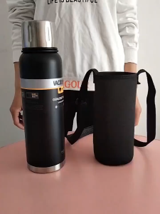 Mishilei 420-1500ML Bottle Bag Water Bottle Sleeve Pouch Insulated Cup Sleeve Flask Pouch Tumbler Bag