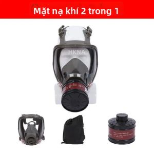 Mặt Nạ Phòng Độc Toàn Mặt Với Bình Chứa 40mm Dùng Trong Công Nghiệp - Mặt Nạ Bảo Vệ Hóa Chất Hàn Phun Sơn