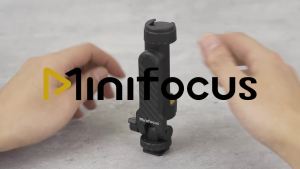 MINIFOCUS | Giá Đỡ Điện Thoại Đa Năng Có 2 Đế Gắn Phụ Kiện Và Vít 1/4 Inch Xoay 360 Độ ° Có Thể Xoay 180 Độ ° Giá Đỡ Điện Thoại Thông Minh Có Thể Điều Chỉnh Độ Nghiêng Dành Cho iPhone Android DSLR
