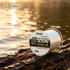 Dây Câu Cá LOONG BRAID 500M Phủ Fluorocarbon Chống Nước Mặn Dây Dẫn Chịu Mài Mòn Làm Từ Nylon Dùng Cho Biển Sông Hồ