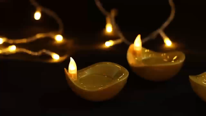 Deepavali LED Candle High-tech 2025 Deepavali decoration item candle light Lampu hiasan diwali Water sensor Candle lamp