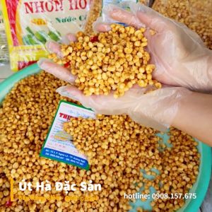 Bắp Rang Giòn Mặn Tỏi Ớt Quảng Ngãi Bịch 0.5kg Món Ăn Vặt Giòn Ngon Hết Ý - Út Hà Đặc Sản