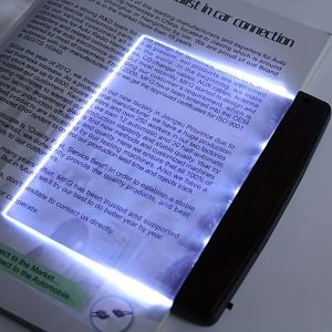 LED Book Light for Reading in BedFlat Panel Eye-Caring Bookmark LightPortable Reading LampMini Night LightCarTravelGifts