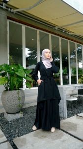 HAYNA Xaviera One Set Tunic (All Colors) - Setelan Tunik Rok Blouse Skirt Wanita Classic Elegant